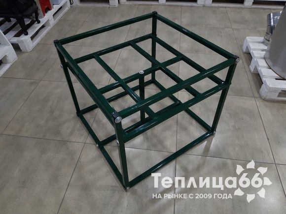 Подставка под бочку 200-227 литров для полива, разборная (цвет зелёный RAL 6005)